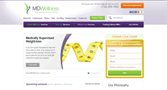 Desktop Screenshot of mdwellnessmd.com